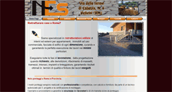 Desktop Screenshot of ediliziaspaziani.it